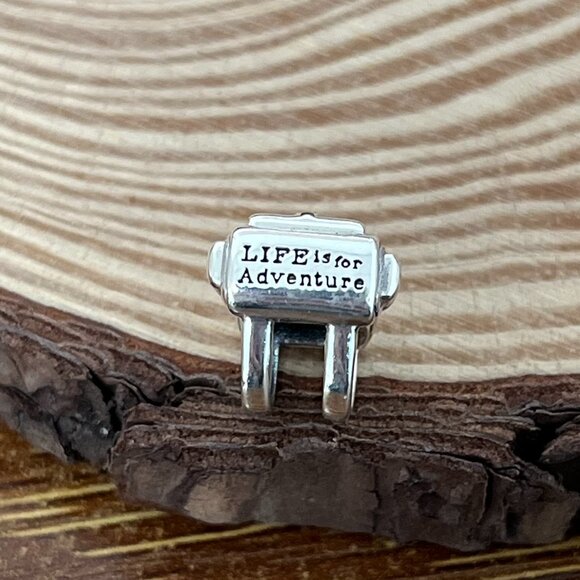 Pandora Adventure Backpack Charm S925 Silver Jewelry - Picture 3 of 4